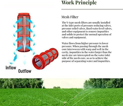 3/4" Screen Filter Mesh Gardening Drip Irrigation, Y Style Screen Irrigation Filter Drip Irrigation Pump Irrigation Filter