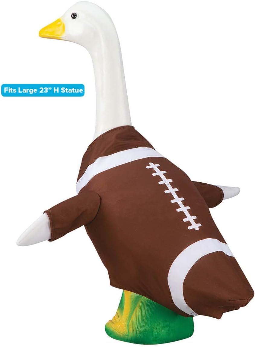 Fox Valley Traders Gaggleville Football Goose Outfit, Fits Large 23" H Statue