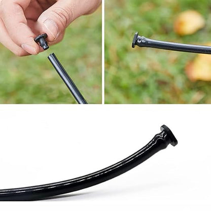 200 Pieces Drip Irrigation End Plug for 1/4 Inch Tube Closure Goof Hole Plugs Irrigation Stopper