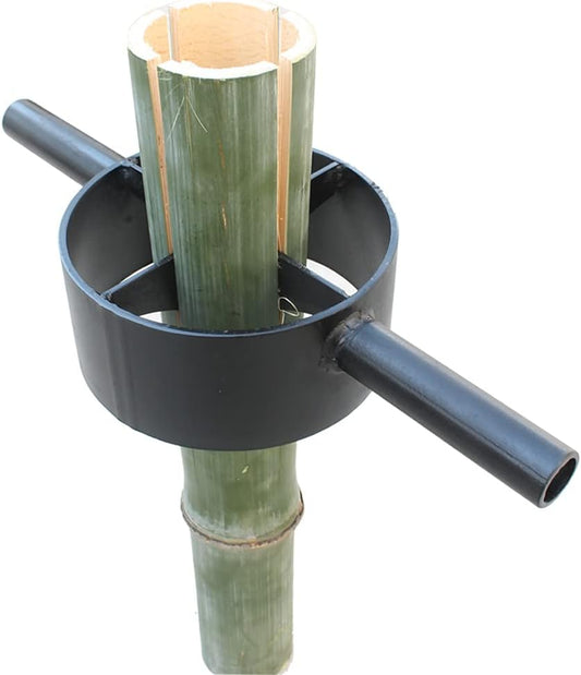 Bamboo Splitter;Made of Steel. Working Inner Diameter 15.5 Cm/6 Inches (large Size 4 Cuts)
