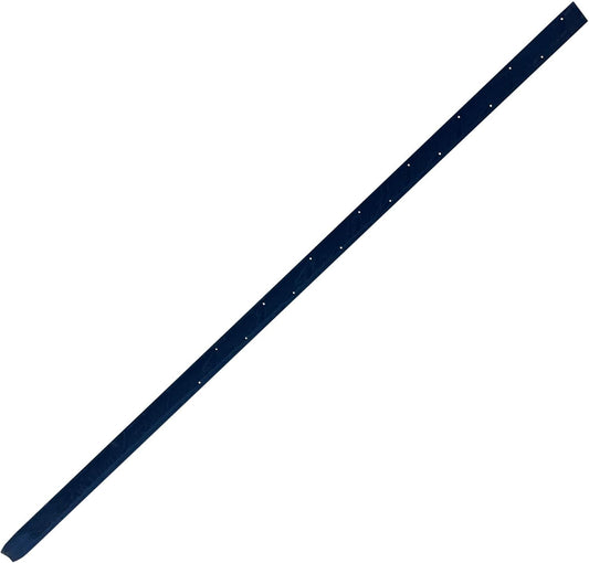 Sandbaggy Flat Steel Stakes for Concrete Forms with Nail Holes - 1.5" Wide - Painted - Removable, Reusable, V Point End - Construction Grade Stakes (25, 48 inch)