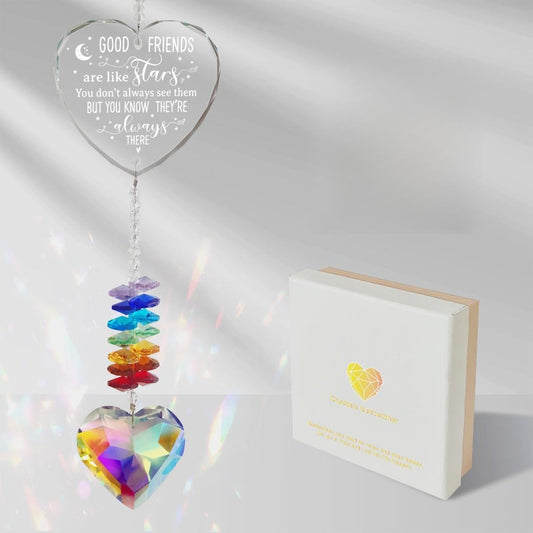 Best Friend Birthday Gifts for Women, Crystals Suncatcher Friendship Gifts for Women, Unique