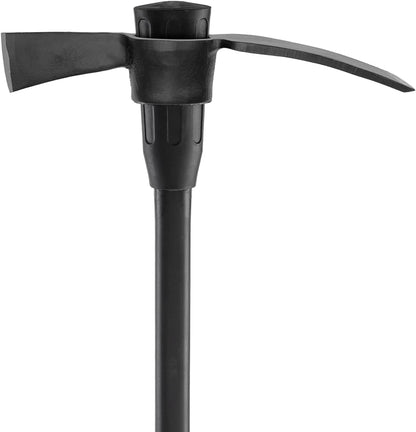 INTERTOOL Cutter Mattock - 36” Digging Tool for Gardening with Cutter & Adze - Non-Slip Fiberglass Handle HT08-0307