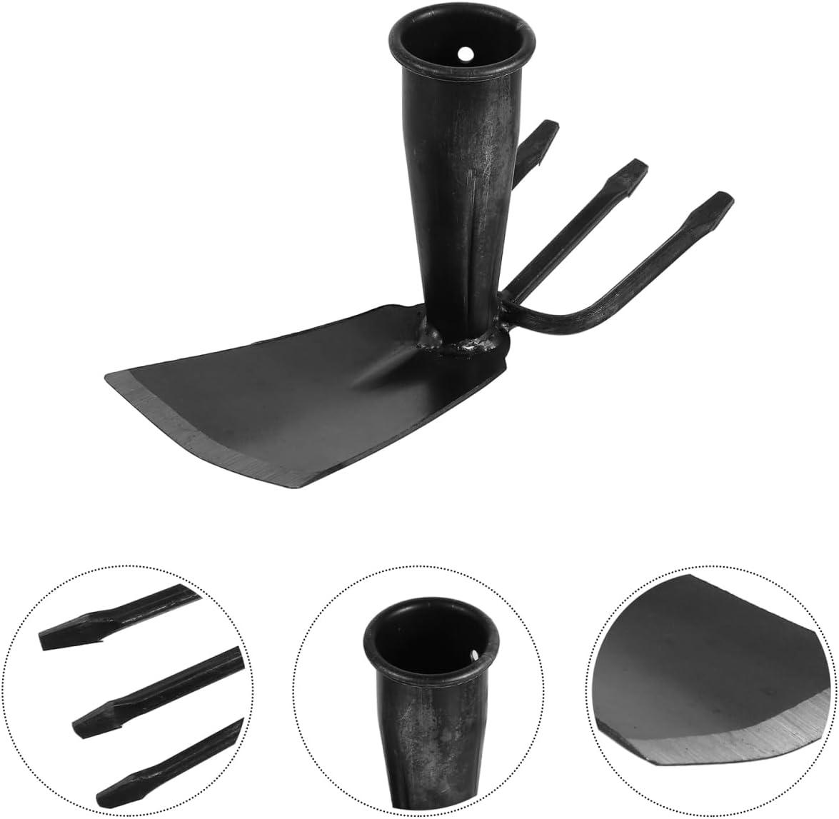 ARTIBETTER Garden Hoe Tool 8.07 Inch Carbon Steel Hand Hoe for Weeding Digging and Soil Loosening Lightweight Durable Gardening Hand Tool for Lawn and Garden Care