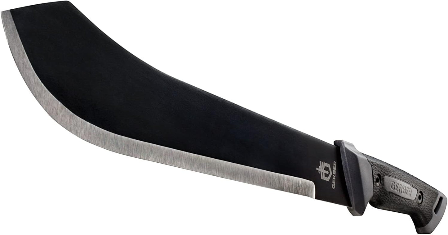 Gerber Gear Gator Bolo 22" Gardening Machete, Full Tang Knife with Plain Edge, Gator Grip and Protective Sheath