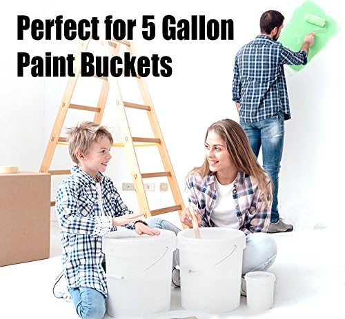 Ultra Strong 21in Paint Stir Sticks Pack. Sanded Wood Paddle Stirrers for Mixing Epoxy or Paints in 5 Gallon Buckets. Great for Yard Signs or Garden Stakes, Vegetable Marking and Creative Projects