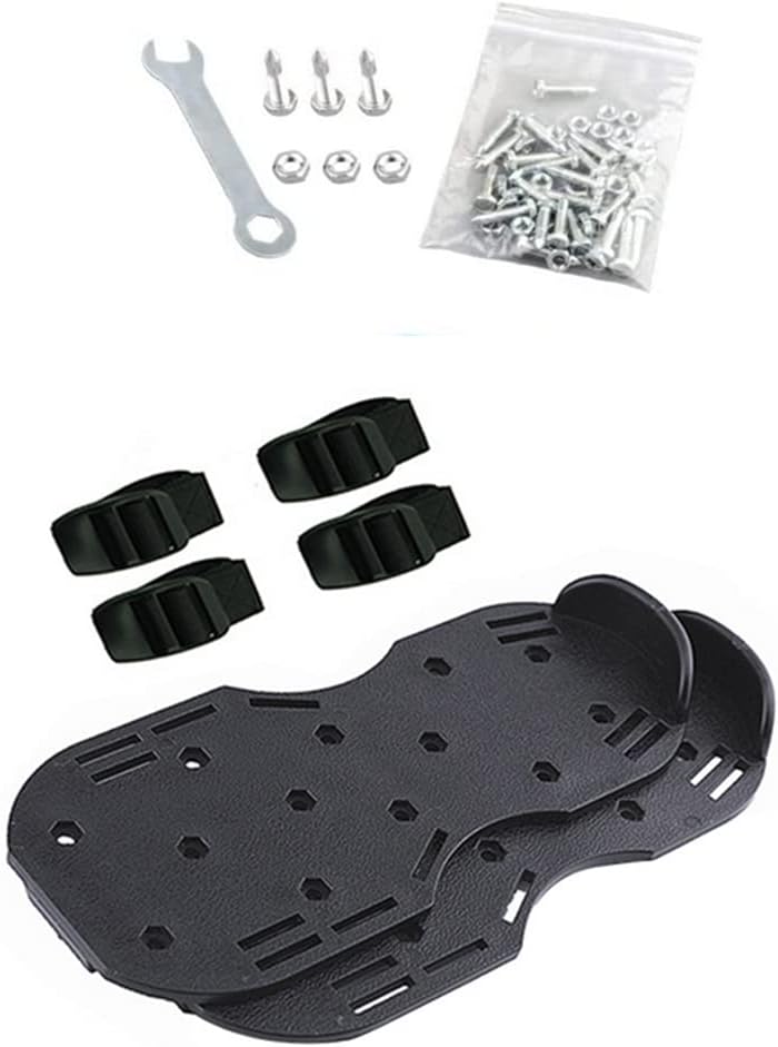 Lawn Shoes, Spike Shoes Lawn Tool Aeration Shoes for Epoxy Floor, Lawn Yard Patio Lawn Garden Yard (Black)