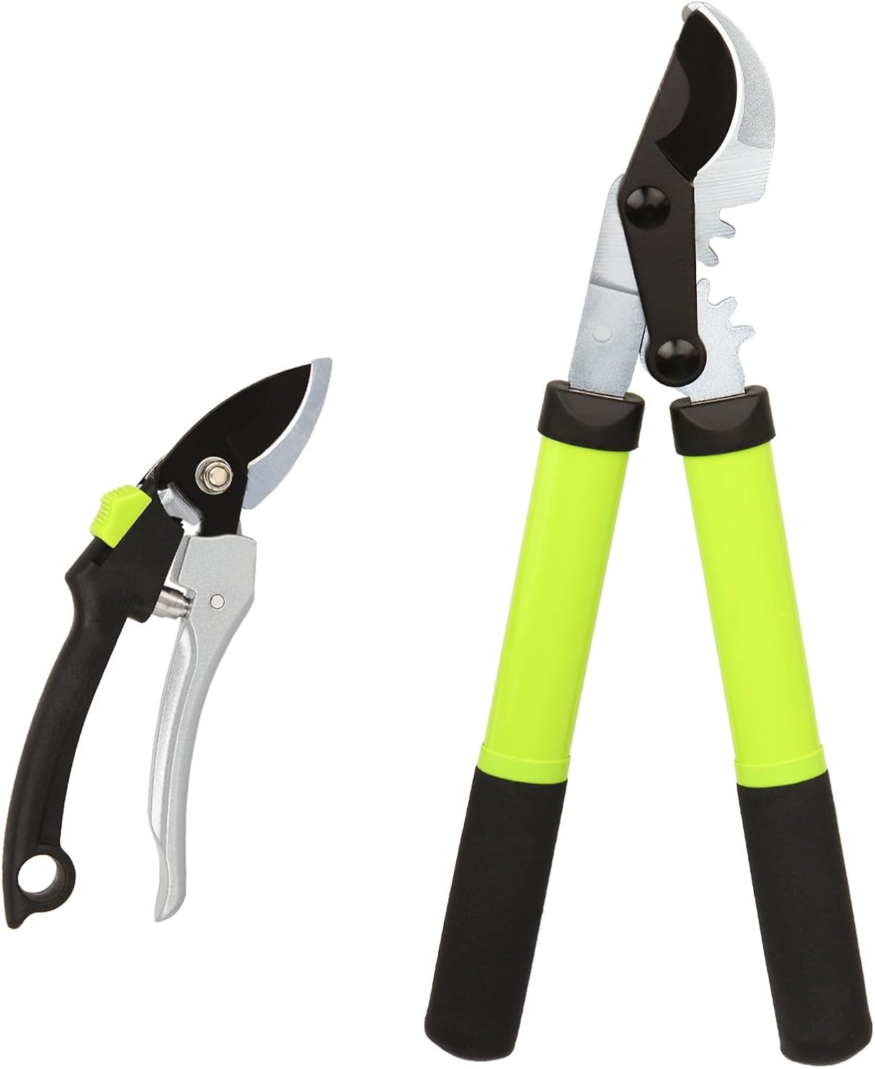 Loppers for Tree Trimming, Heavy Duty Branch Cutter Pruner with Gear Technology, Labor Saving Pruning Shears Gardening Tools Tree Clippers Tree Trimmer up to 1.3 Inch Clean Cut Capacity