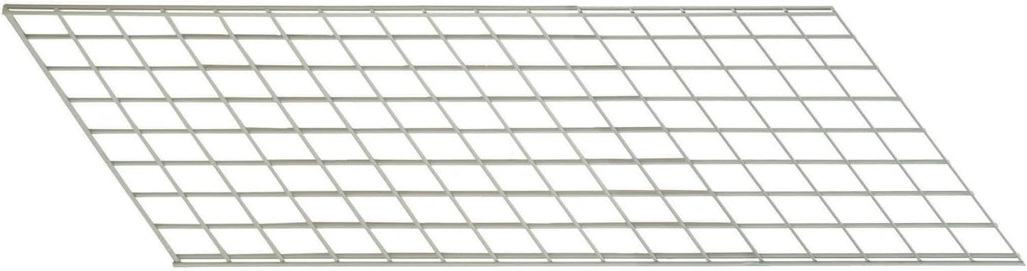 Global Industrial 1/4" Thick Wire Mesh Deck Panel, 96"Wx24"D, (2) Pieces of 48"W x 24"D Decks