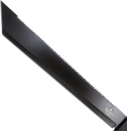 Snake Eye Machete with Heavy Duty Construction-Ergonomic Non-Slip Handle and Belt Sheath for Gardening, Land-Management, Bushcraft, Hunting and Outdoor