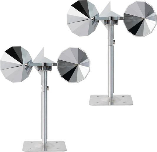 OFFO 2 PCS Bird Scare Reflective Device, Bird Reflector Keep Pigeon Woodpeckers and Sparrows Away for Outdoor Use Boats Roofs Gardens