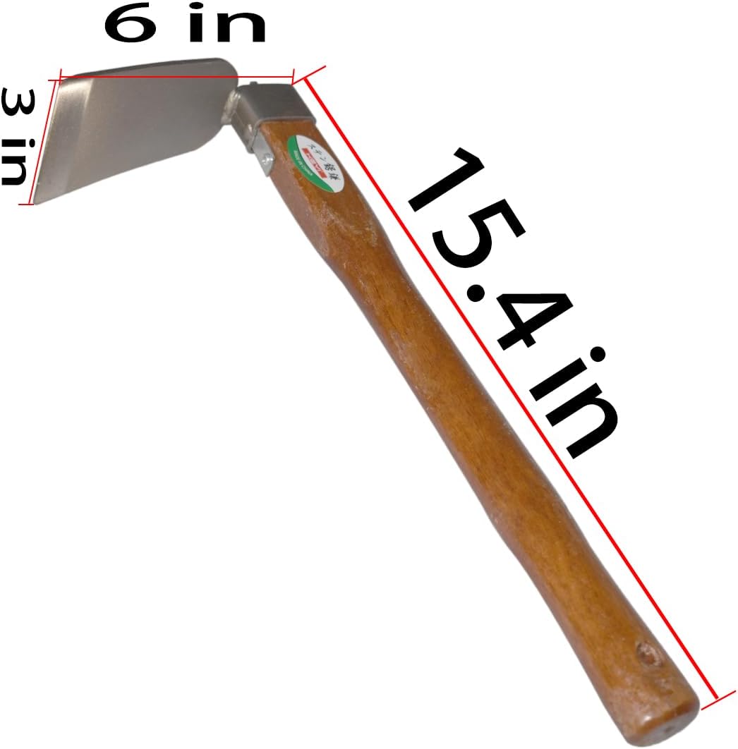 Heavy Carbon Steel Hand Hoe,Garden Transplanting Hoe, Gardening Tool, Weeding Hoe, Agricultural Hoe,for Gardening, Landscaping, Weeding, Digging