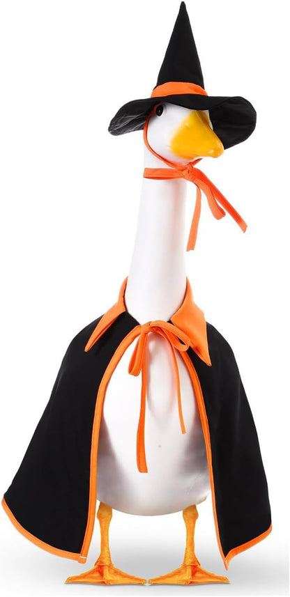 YLYGJGL Halloween Porch Goose Costume Set - 23 Inch White Goose Decor, Carnival Easter Party Outdoor Decoration