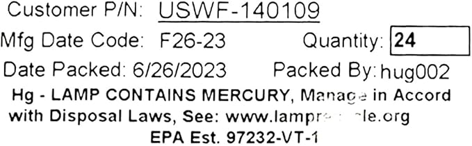 S810-QL Replacement UV Lamp/Sleeve | Fits the VIQUA S8Q, SV8Q-PA, & SSM-37 Series UV Systems | Made in the USA, US Water Filters