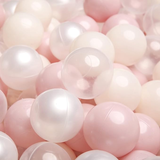 TRENDPLAY Plastic Balls for Ball Pits 2.2 Inch, Pack of 50 100 200 500 Hollow Balls, Perfect for