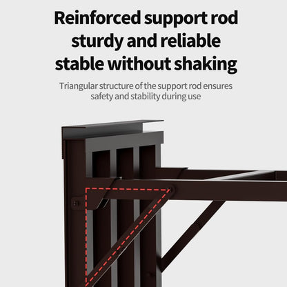 Metal Plant Stand - Heavy Duty Outdoor Shelf for Plants, Rust-Proof Aluminum, Adjustable Height, Spacious & Sturdy