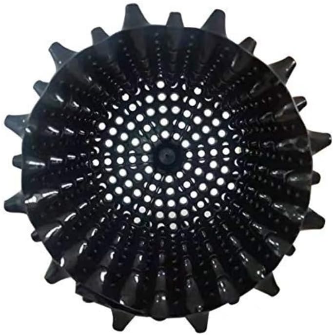 5 Gallon Air Pruning Containers, Roots Control Planter New Plastic Nursery Pots Fruit Vegetable Orchard Garden Self-Planting Pots, Size 12"x12", Black, (10P)