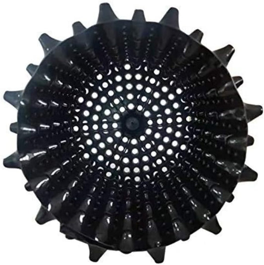 5 Gallon Air Pruning Containers, Roots Control Planter New Plastic Nursery Pots Fruit Vegetable Orchard Garden Self-Planting Pots, Size 12"x12", Black, (10P)