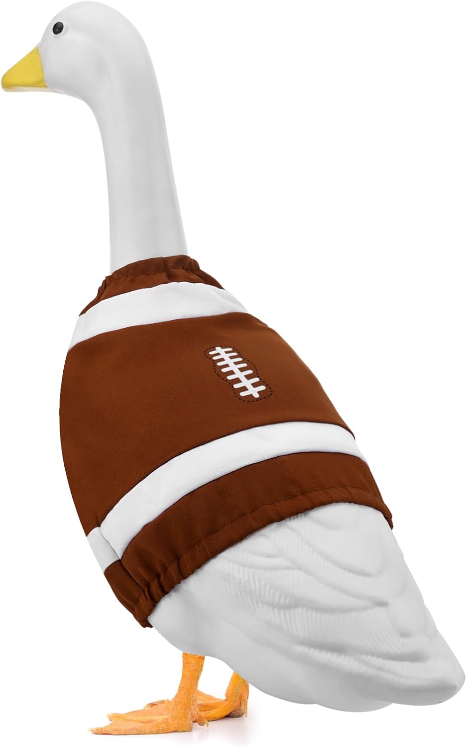 Football Porch Goose Outfit Game Day Costume for Goose Clothes Garden Outdoor Lawn Patio Yard Art Bowl Party Decoration