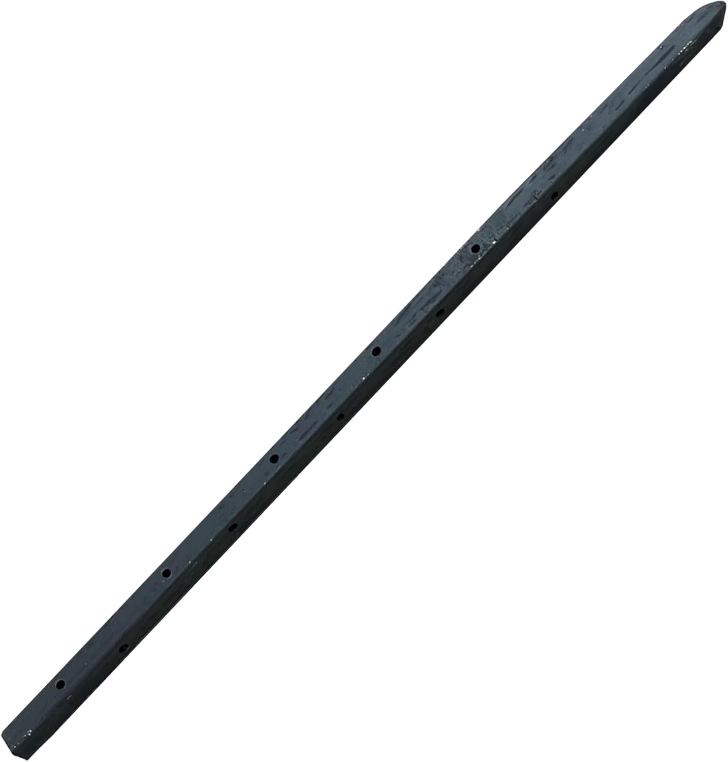 Sandbaggy Square Steel Concrete Form Stakes with Nail Holes - 5/8" Wide - Rust Resistant Coating - Removable, Reusable - Construction Grade Stakes (24 inch, 10)