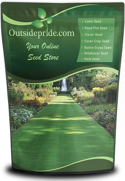 Outsidepride Legacy Fine Fescue Grass Seed Mix - 10 lbs. Shade & Sun Tolerant Blend of Hard Fescue, Chewings Fescue & Creeping Red Fescue with OptiGrowth Coating for Better Establishment