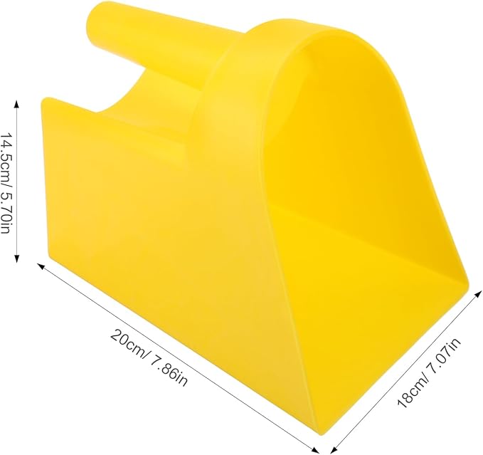 Sosoport Large Garden Scoop Farm Tool Plastic Garden Scoop Shovel Farm Gadgets Scoop Tool for Home Scoop for Farm Utility Scoop Charcoal Scoop Animal Equipment