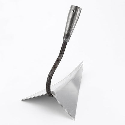 3 PCS Hoe Garden Tool Set, Triangle Gardening Hoes with Sharp Blade, Hand Plow Hoes for Digging, Backyard Weeding, Loosing Soil