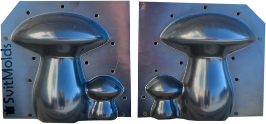 SvitMolds Concrete Mold Black ABC Plastic DIY 3D Mushrooms Statue Decor Garden Decor Decoration