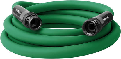 Flexzilla Colors Lead-In Garden Hose 5/8in. x 10ft., Lightweight All-Weather Water Hose, Durable and Flexible, Leak-Free Connections, Forest Green