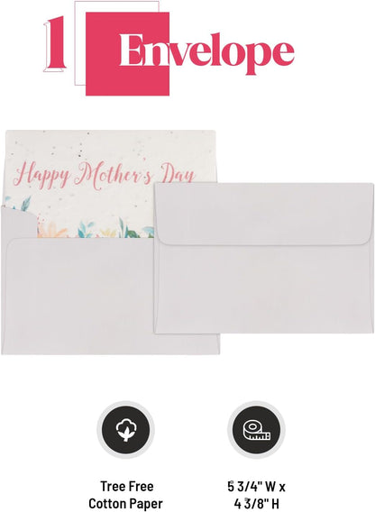 Mother's Day Greeting Card – Plantable Wildflower Seed Paper for Mother's Day, Gifts, & Special Events