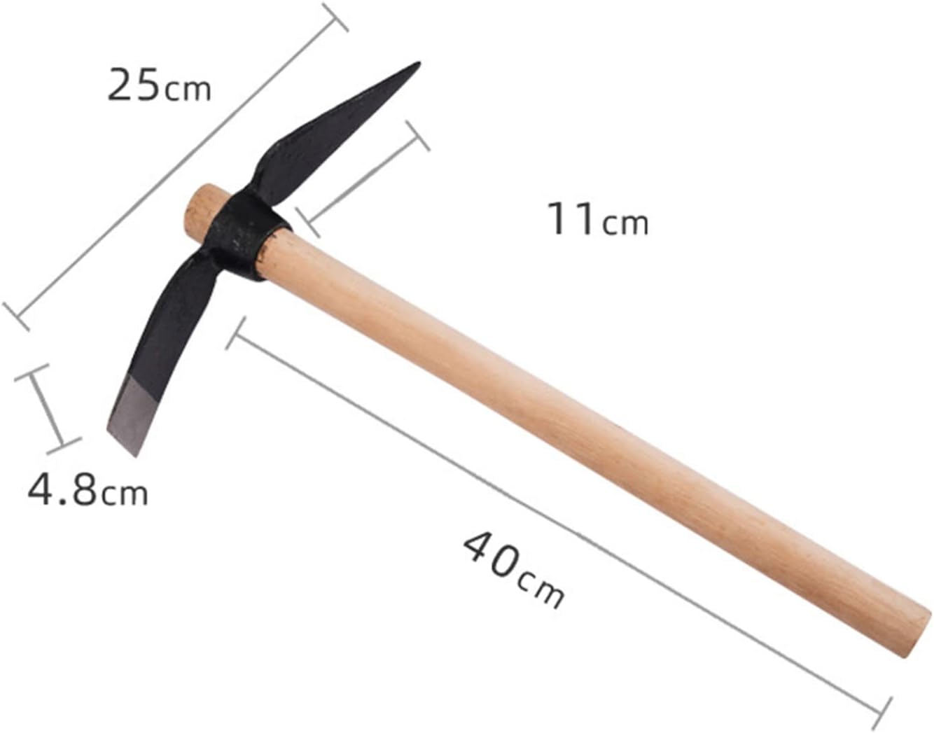Garden Hoe Pick Garden Pick Mattock Multipurpose Hand Tool Digging Weeding Seeding Turning Soil Mining Tools
