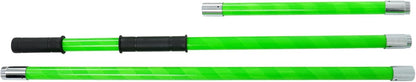 findmall 27ft Manual Pole Saw Extendable Tree Pruner Sharp Steel Blade High Branches Trimming for Pruning Palms and Shrubs with 8 Long Handles No with Scissors Green