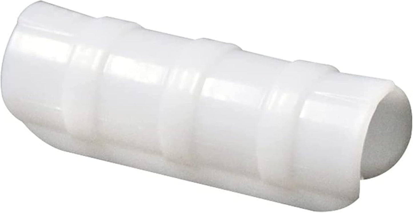 Farm Plastic Supply - Greenhouse Clamp 20 Pack - (4" Long x 1" Wide) - White ABS Clamps for Greenhouse, ABS Clips, Greenhouse Clamps for Farming, Gardening, Agriculture