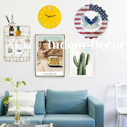 Eagle Wind Spinners for Yard and Garden American Flag Kinetic Wind Spinner Fourth of July Independence Day Party Decorations for Indoor Outdoor 3D Effect Patriotic Wind Spinner