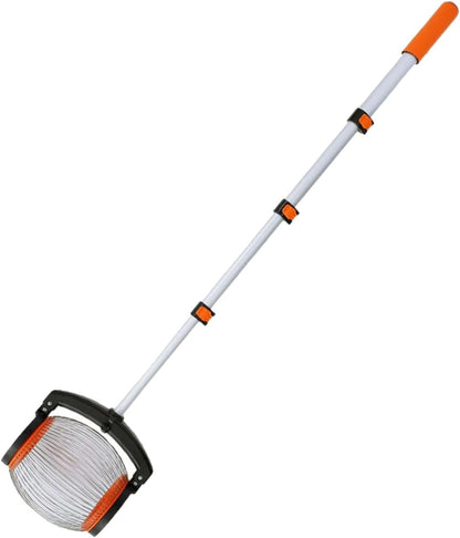 Acorn Picker Upper Roller, Telescopic 26.3 to 56.3in Nut Gatherer Rolling, Yard Picker Nut Collector Tool for Walnuts Chestnut Sweet Gum Balls Tennis Ball