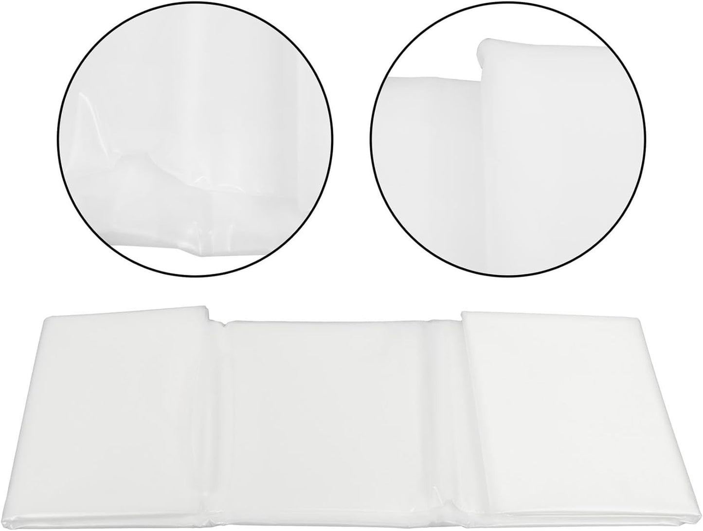16 x 25FT Greenhouse Plastic Sheeting, 6 Mil Heavy Duty Clear Polyethylene Film, Covering for Gardening, Farming