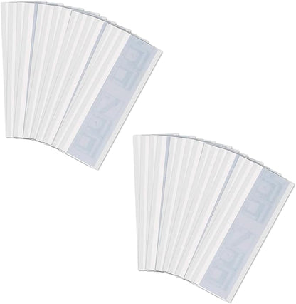 Mosqueda Window Fly Traps, 50 Packs Sticky Fly Traps for Indoors, Fly Catchers for Inside Home, Waterproof & Non-Toxic Adhesive Sticky Paper Trap for Mosquitos Bugs Housefy Fruit Fly Flying Gnats
