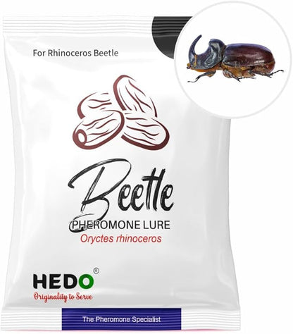 HEDO Rhinoceros Beetle Pheromone Trap with Lure and Bucket Trap to Control Damage in Coconut, Palm Areca & Other Ornamental Palm Species Pack of 5