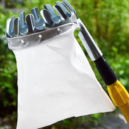 SagaSave Fruit Picker Pole Tool, Apple Orange Picker Pole Tool with Basket for Avocado Acorn Lemon Pear Mango Tree Picker