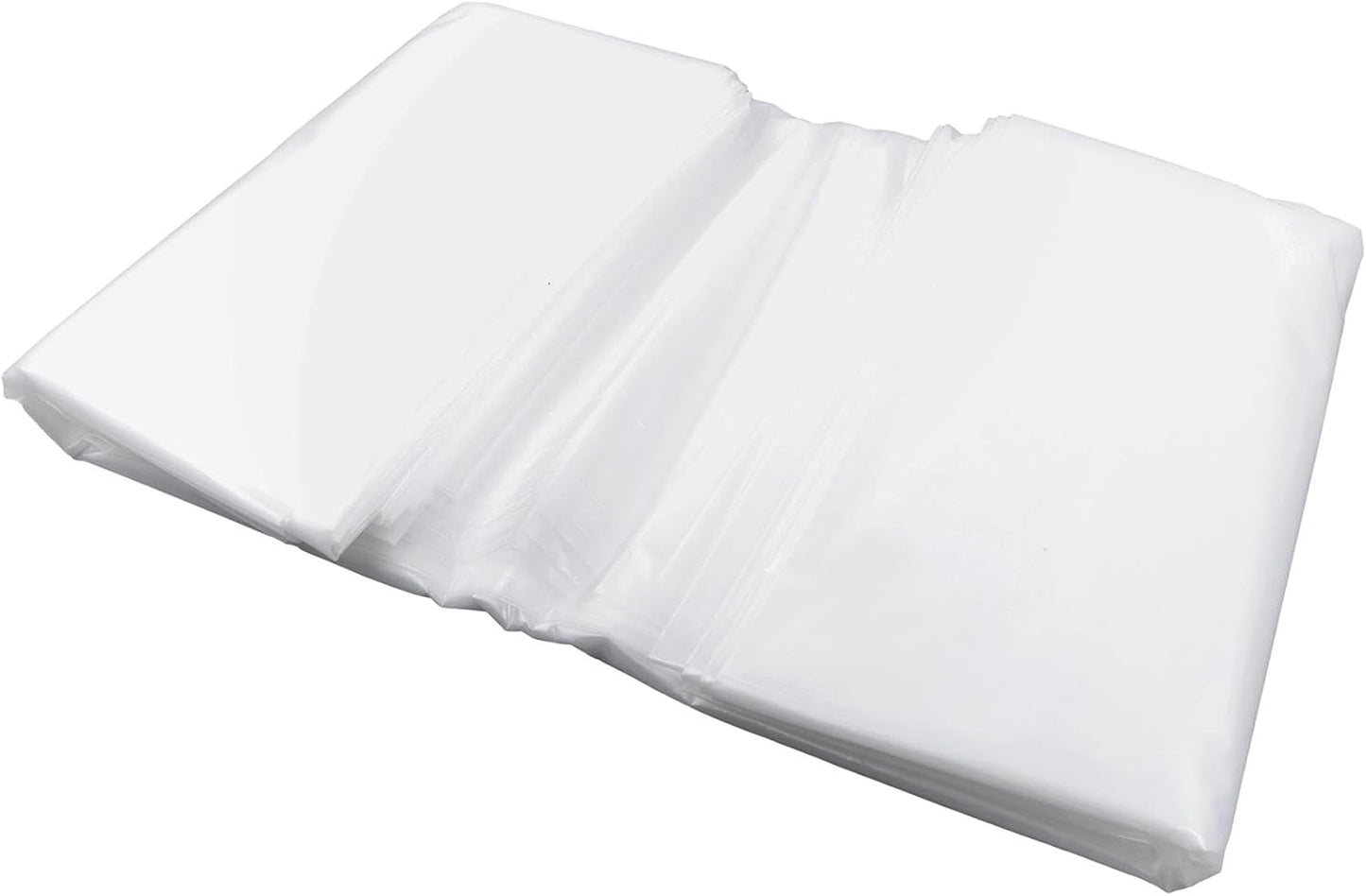 25 x 50FT Greenhouse Plastic Sheeting, 6 Mil Heavy Duty Clear Polyethylene Film, Covering for Gardening, Farming