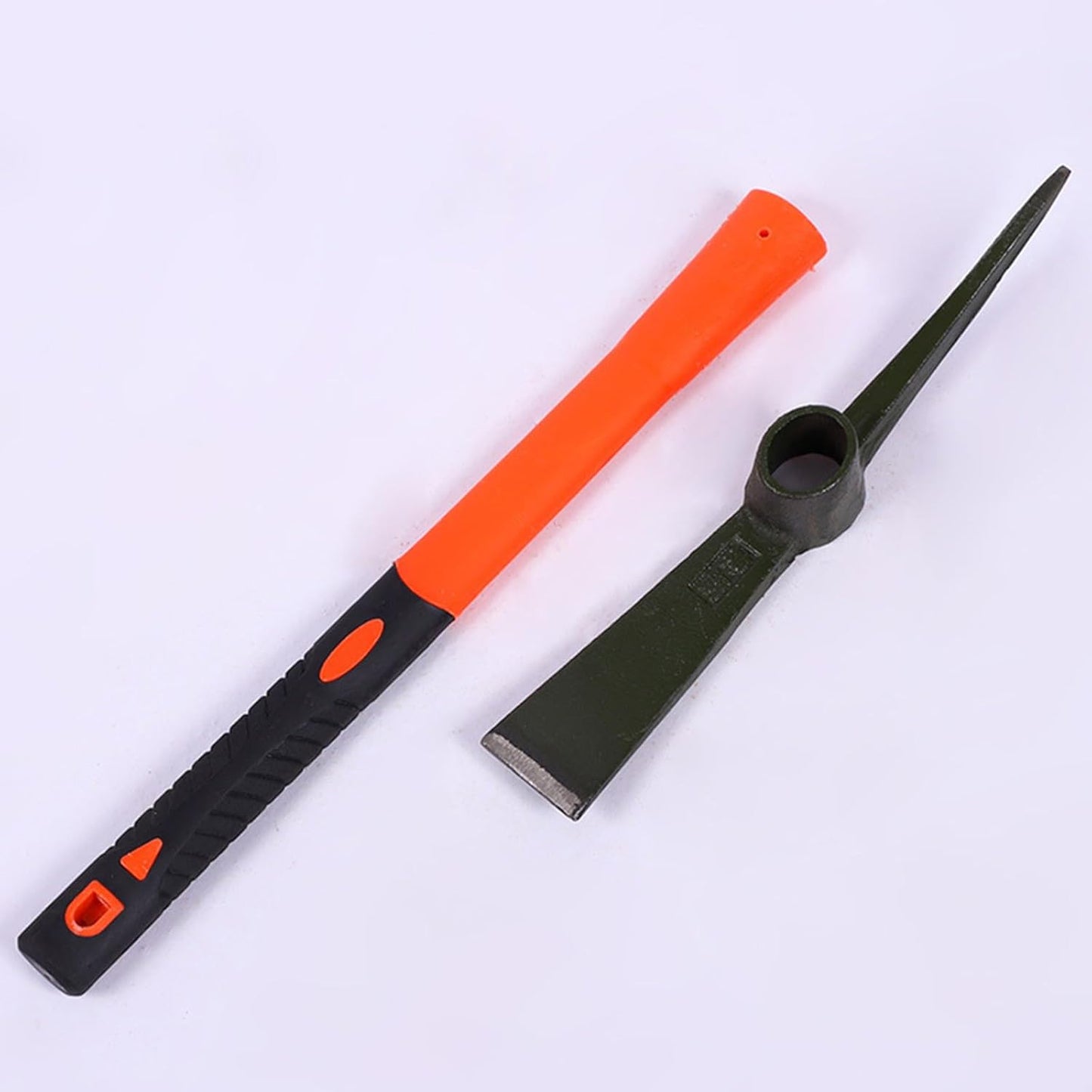 Heavy Duty Miniature Pick Mattock With Fiberglass Handle Garden Hand Tool For Gardening Digging & Camping Landscaping Pick Mattock