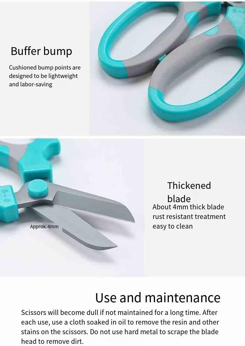 Pro Florist & Garden Shears - 3.38mm Heavy-Duty Rustproof Steel | Cuts Hydrangeas, Roses & Thick Stems | Ergo Wide-Grip Scissors for Fresh Flowers, Pruning, Ikebana