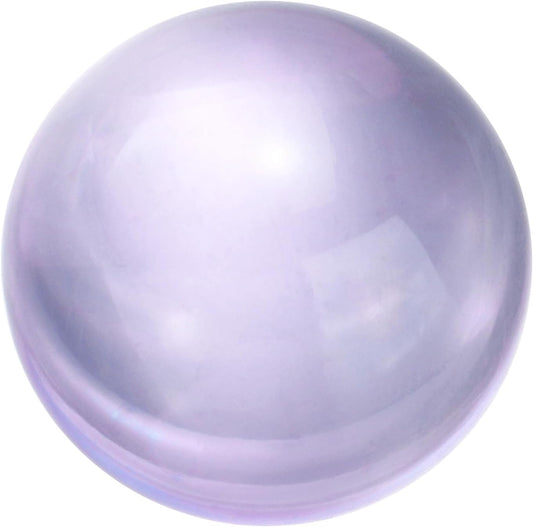 uxcell 20mm/0.8" Crystal Sphere Ball Glass Solid Decorative Sphere Crystal Ball Prop Ornament for Feng Shui Divination Fortune Telling Tabletop Fountain Decoration, Purple