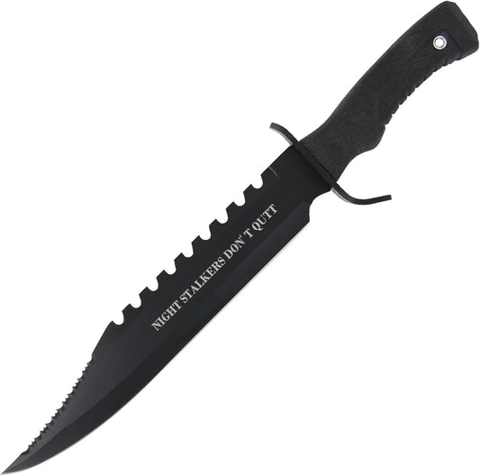 Armory Replicas Night Stalkers Don't Quit Sawback Sporting Knife