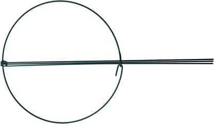 14" Wide x 24" High Peony Cage Rings Garden Plant Support Brace, Pack of 10 Round Metal Plant Stakes Rings, Strong Large Garden Supports for Flowers, Peonies, Rose, Lily