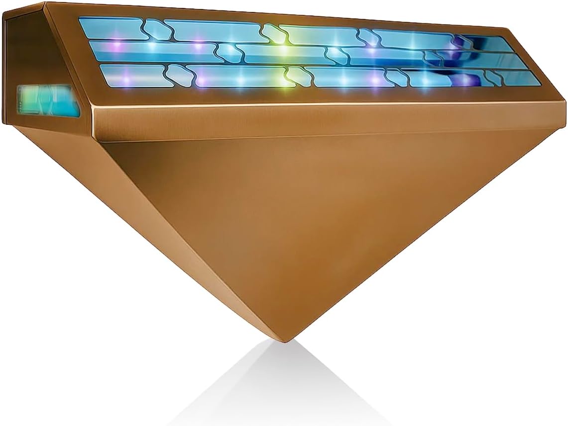 Gardner WS-95 Indoor Fly Trap with Proprietary LED, Decorative Wall Sconce Fly Light -40,000 Hour Rated Bulb, No Zap and Smell, Built to Last for Restaurants and Cafes, Made in USA for Commercial Use