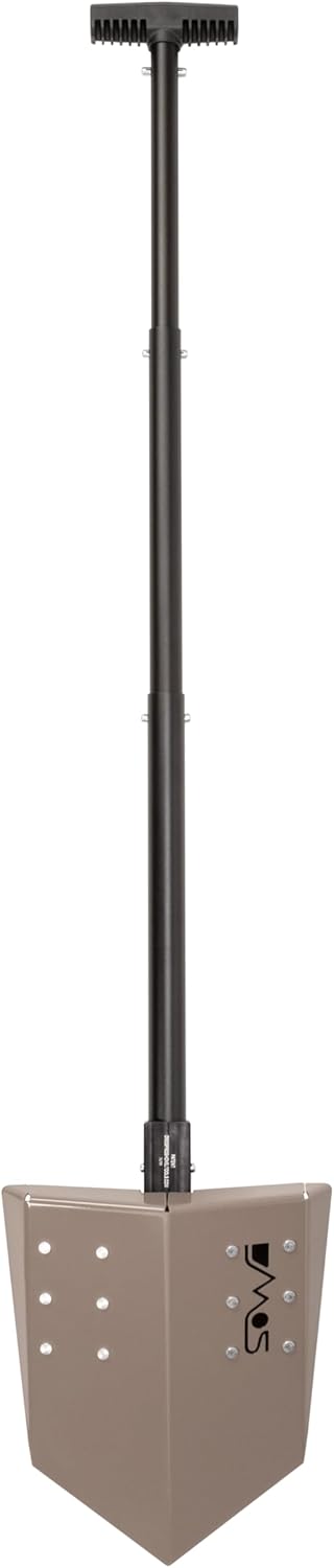 DMOS Delta Shovel - Collapsible Heavy-Duty Steel Folding Shovel for Camping, Overlanding, Survival, Military, Hunting, & Off-Road Use - Flat Dark Earth - Regular