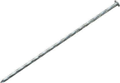 Sandbaggy 12" Heavy Duty Galvanized Artificial Turf Stakes - Spiral Landscape Nails - Ground Spikes/Pins, Synthetic Grass, Lawn, Edging, Weed Barrier Fabric (12 inch - Ultra Heavy Duty, 50, Count)