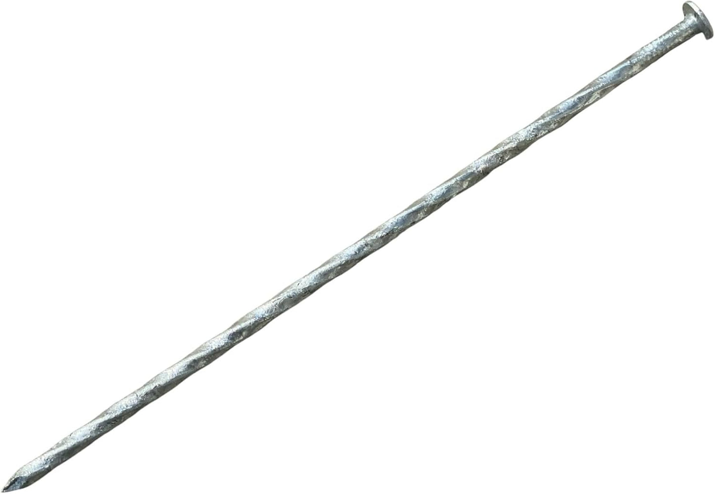 Sandbaggy 12" Heavy Duty Galvanized Artificial Turf Stakes - Spiral Landscape Nails - Ground Spikes/Pins, Synthetic Grass, Lawn, Edging, Weed Barrier Fabric (12 inch - Ultra Heavy Duty, 1000, Count)
