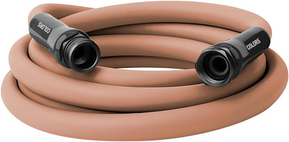 Flexzilla Colors Lead-In Garden Hose 5/8in. x 10ft., Lightweight All-Weather Water Hose, Durable and Flexible, Leak-Free Connections, Red Clay